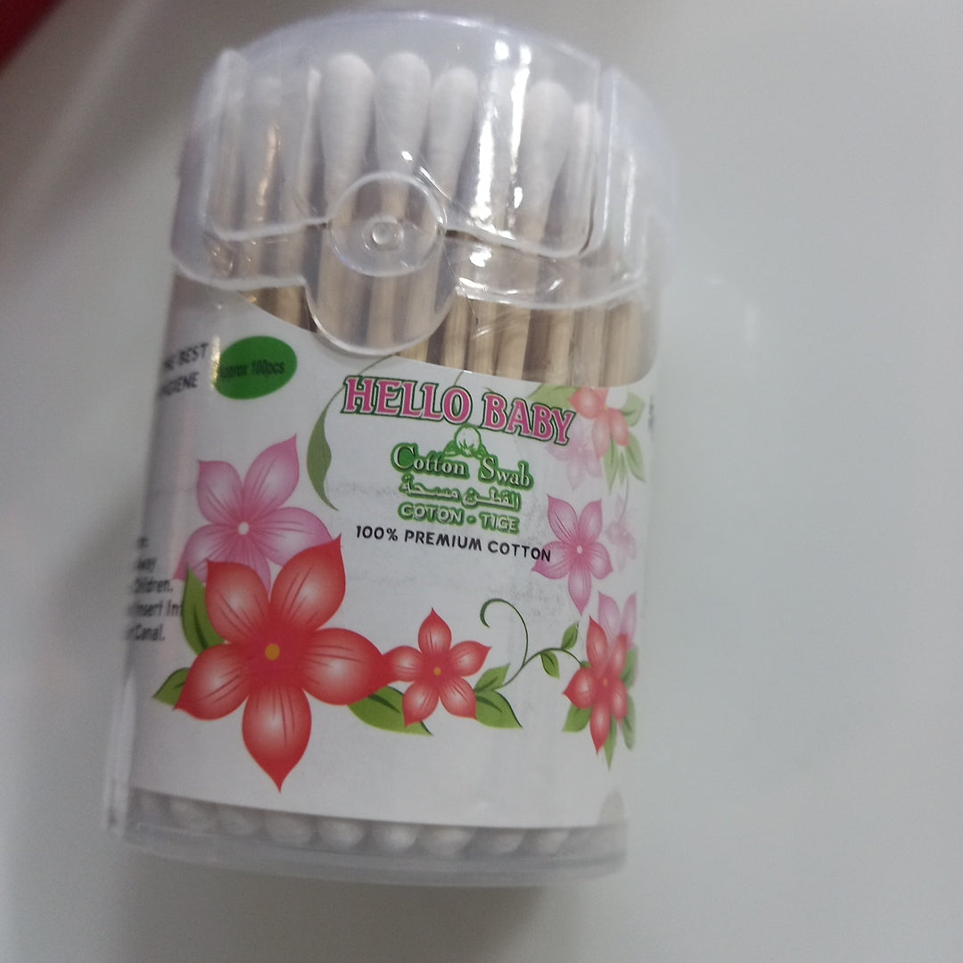 Hello Baby Cotton Buds 100Pcs