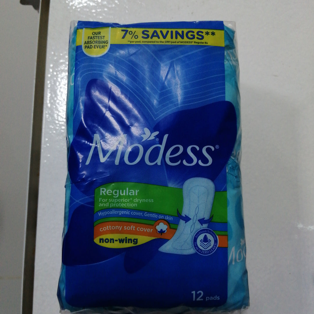 Modess Non Wings Regular 12 Pads
