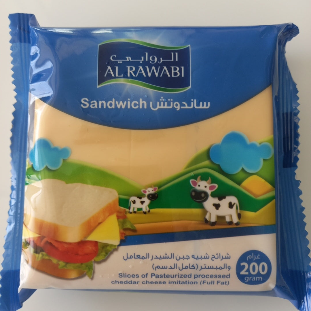 AL RAWABI Sandwich Cheese 200gm