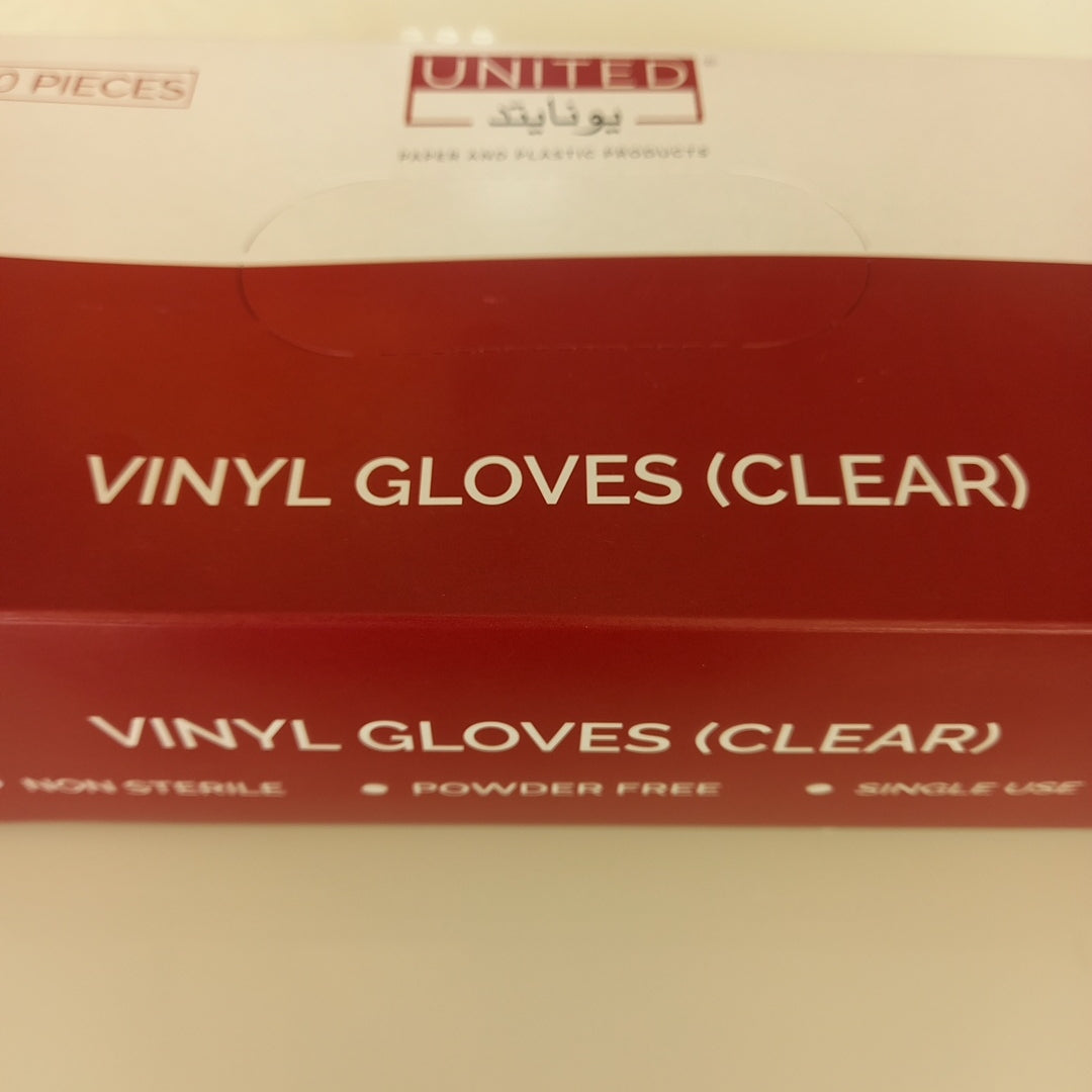 VINYL GLOVES pwoder free (M)