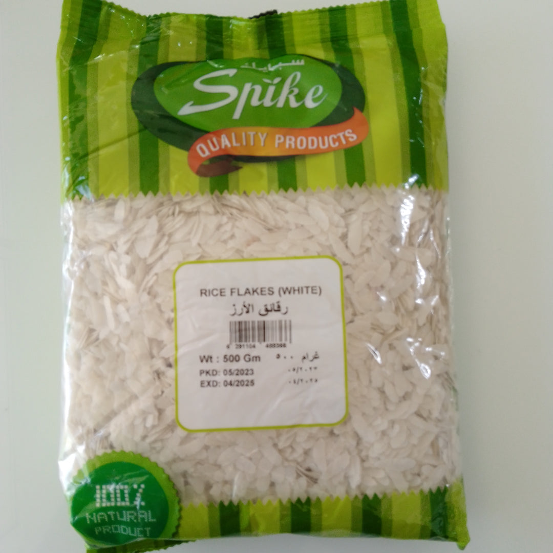 SPIKE RICE FLAKES WHITE 500GM
