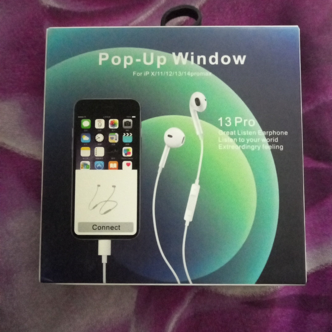 Pop -up window 13 pro