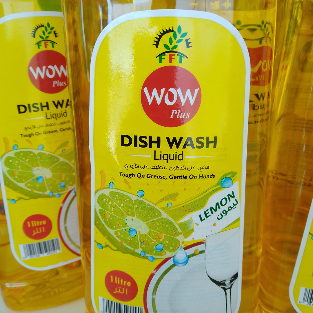 Wow Plus Dishwashing Liquid 1L