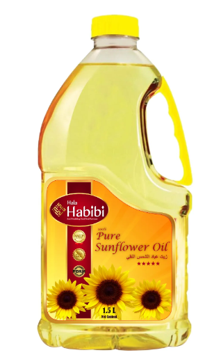 Hala Habibi 100% Pure Sunflower Oil 1.5