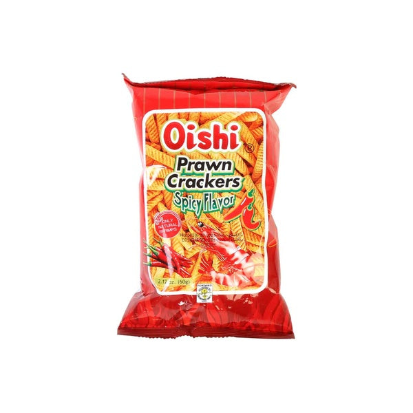 Oishi Prawn Crackers Spicy 60g