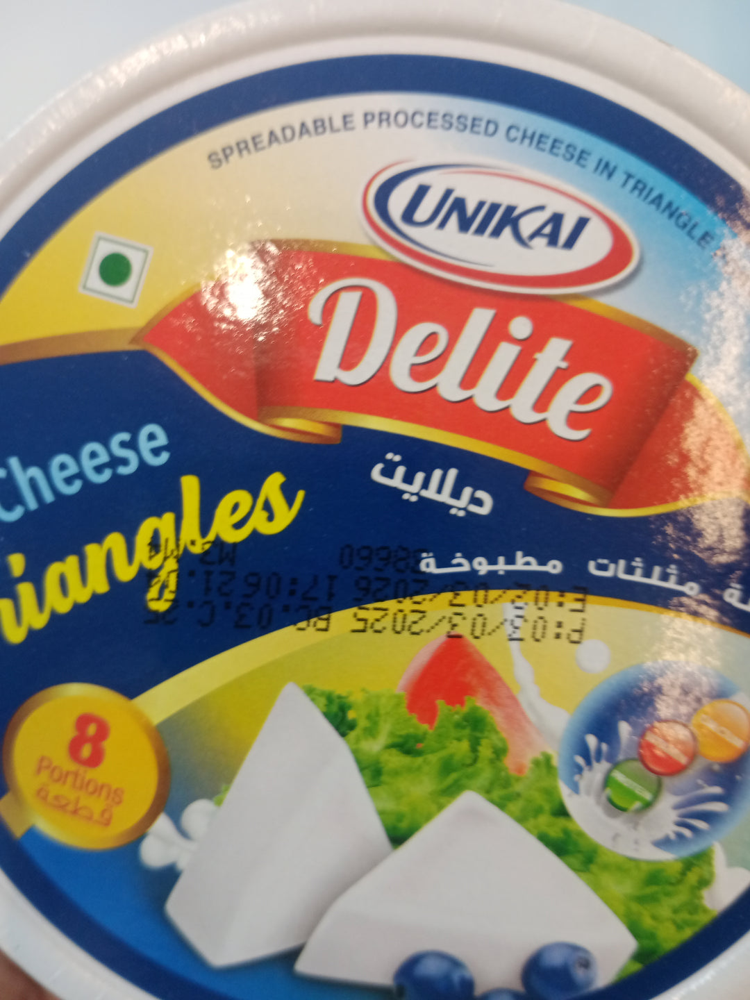 Unikai Delite Triangle Cheese 120g