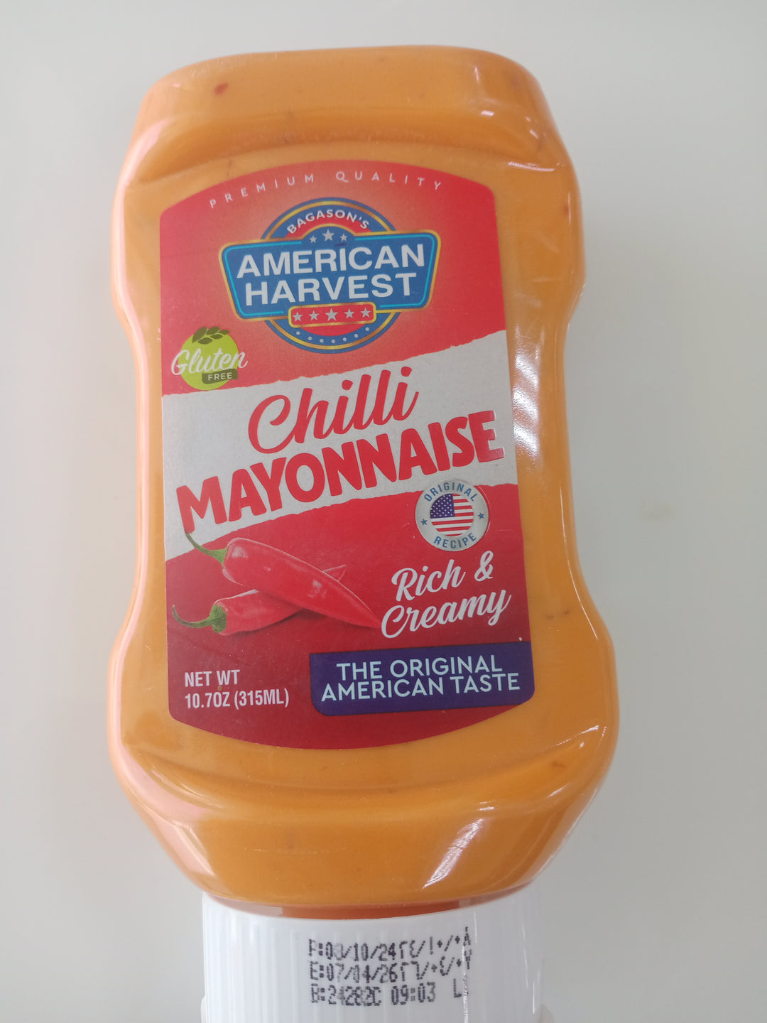 American Harvest Chilli Mayonnaise 315ml