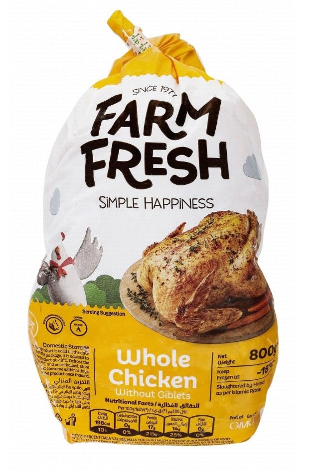 Farm Fresh Frozen Chicken 800gm