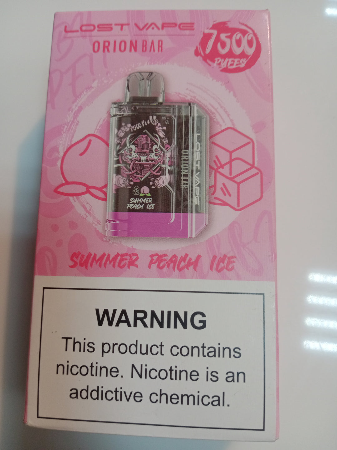 Lost Vape Summer Peach Ice 7500 Puffs
