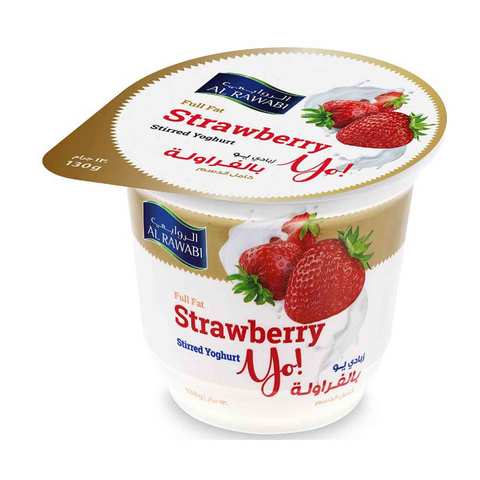 AL RAWABI STRAWBERRY YOGHURT 130g