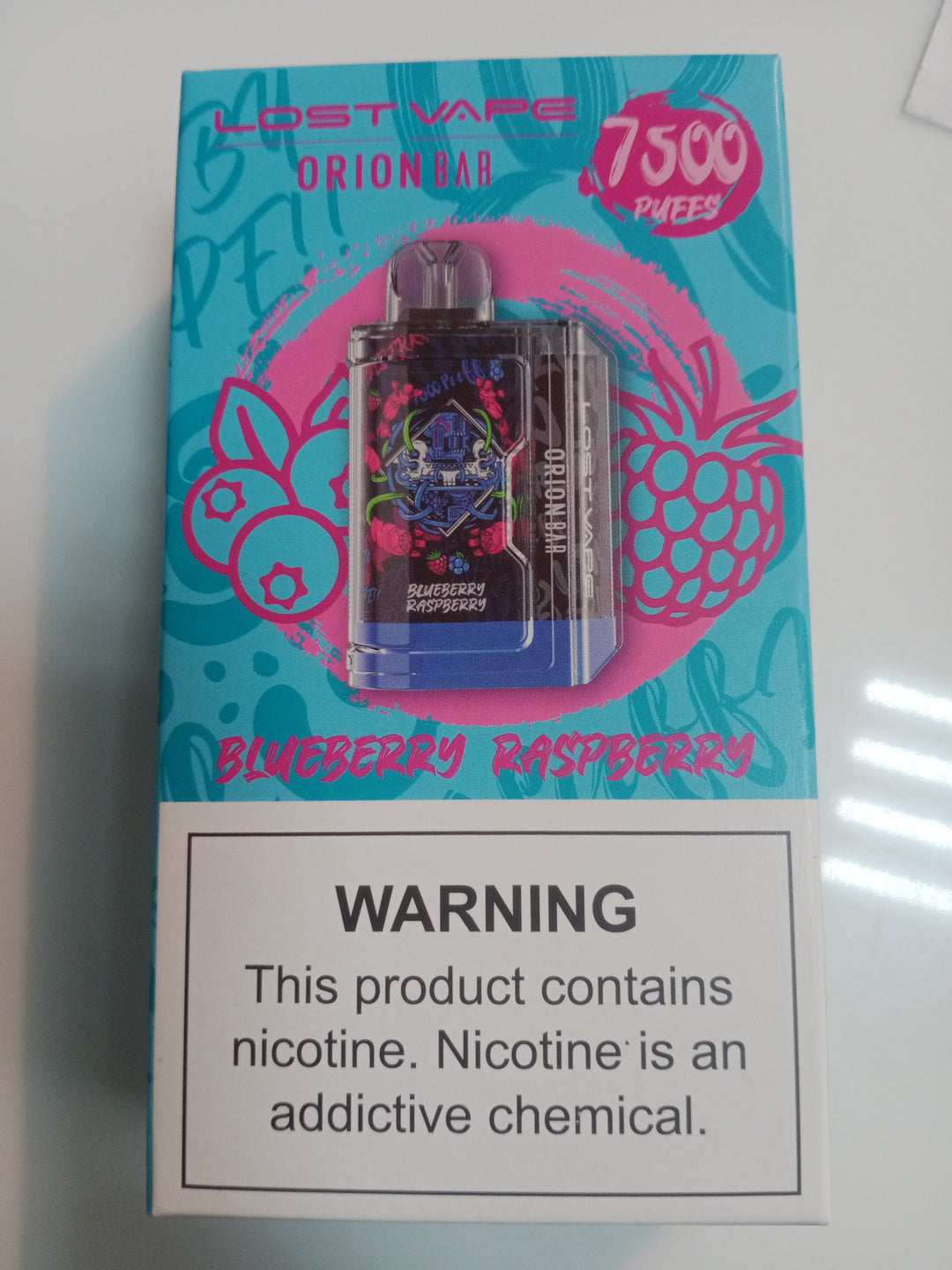 Lost Vape Blueberry Raspberry 7500 Puffs