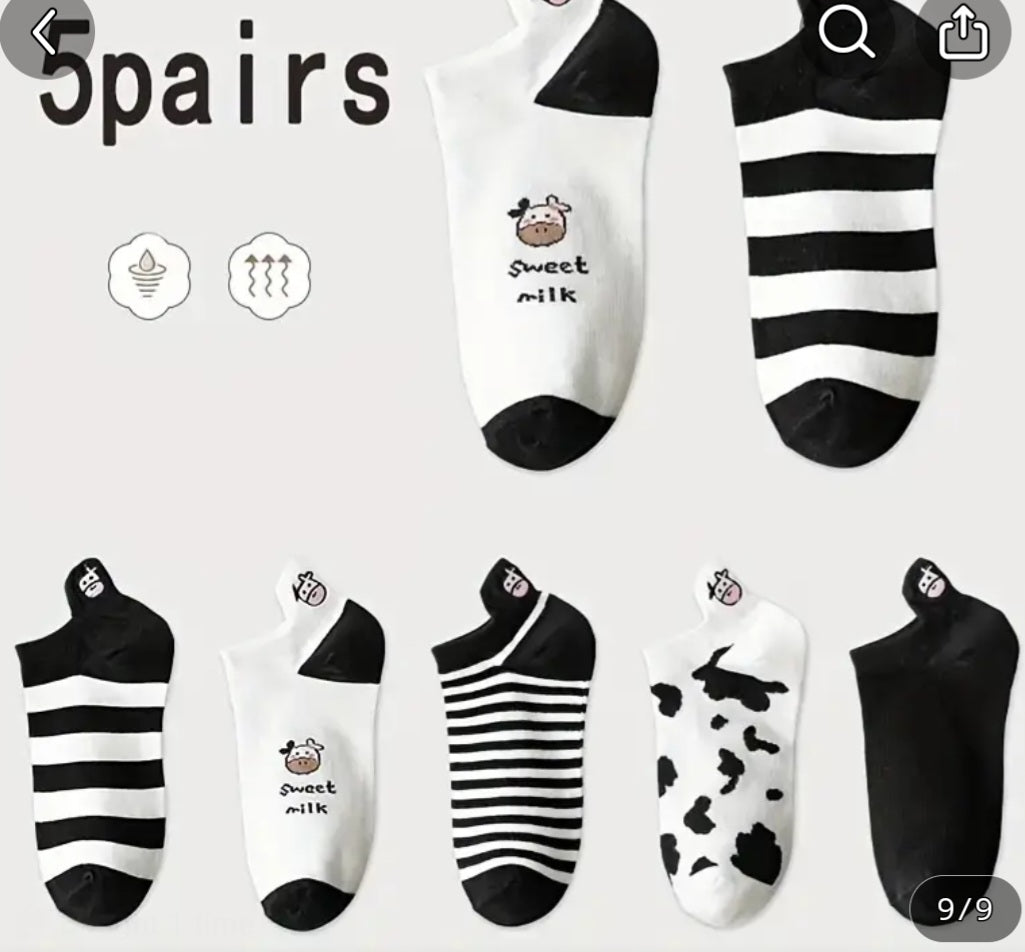 Socks 5 pairs