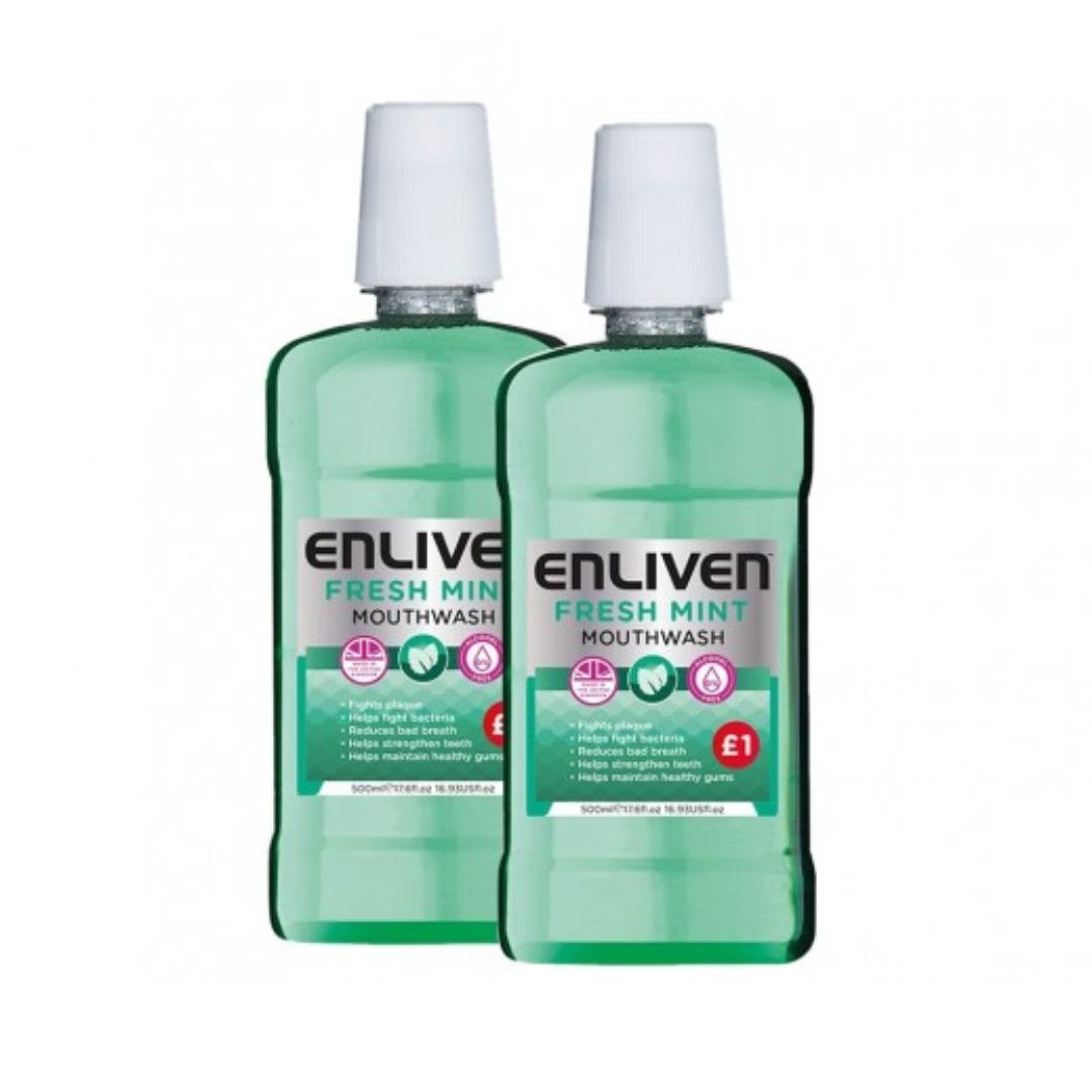 Enlivent FreshMint Mouth Wash 500ml