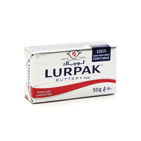 LURPAK UNSALTED BUTTER 50G