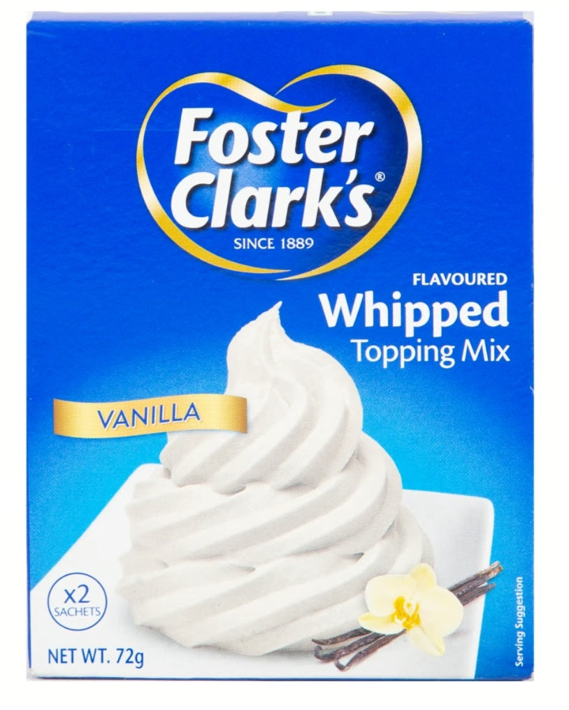 Foster clarks whipped topping mix 72gm