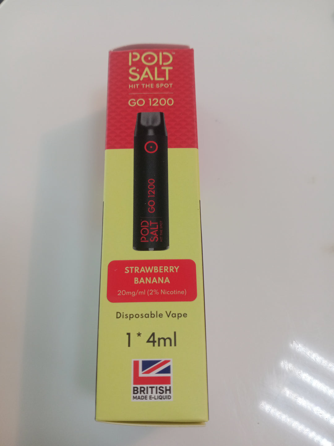 Pod Salt Strawberry Banana 1200Puff