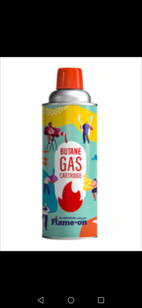 Butane Gas Cartridge 220gm (Bot.)