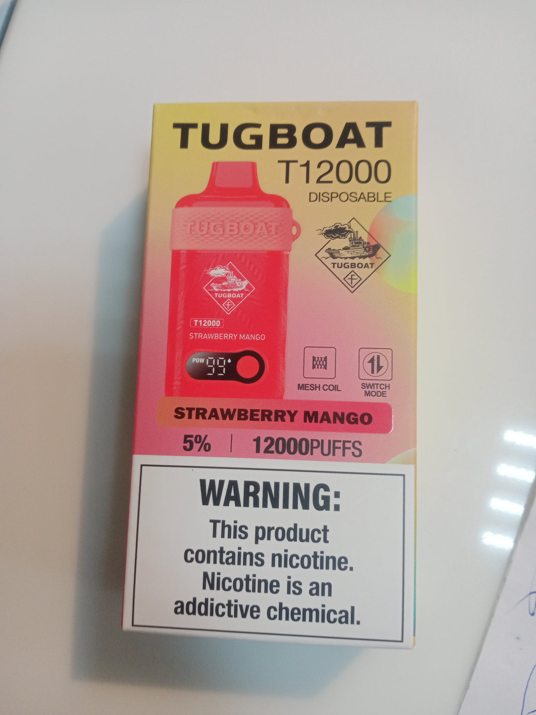 Tugboat Strawberry Mango 12000 Puffs
