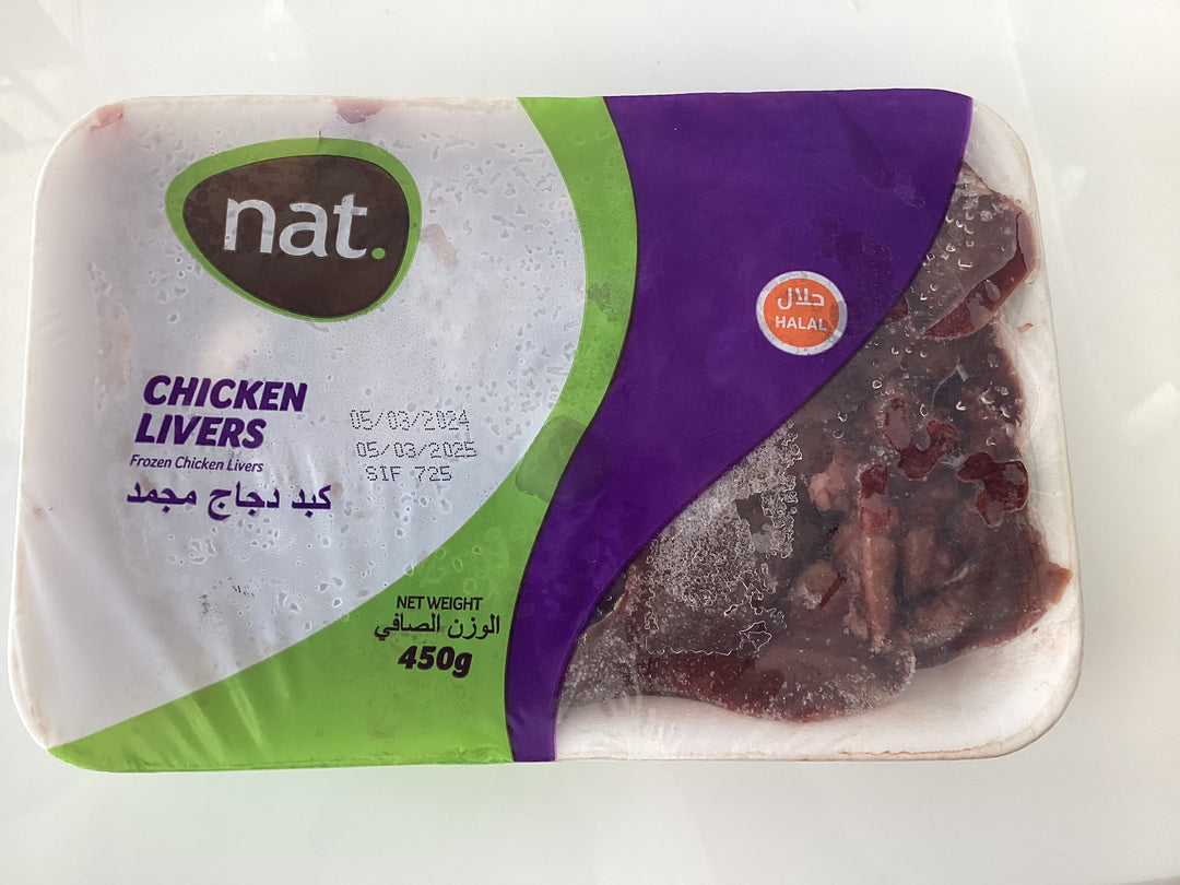 Nat Chicken Liver 450g