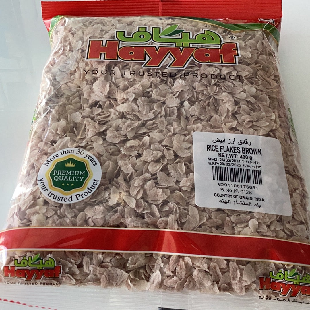 Hayyaf Rice Flakes Brown 400g