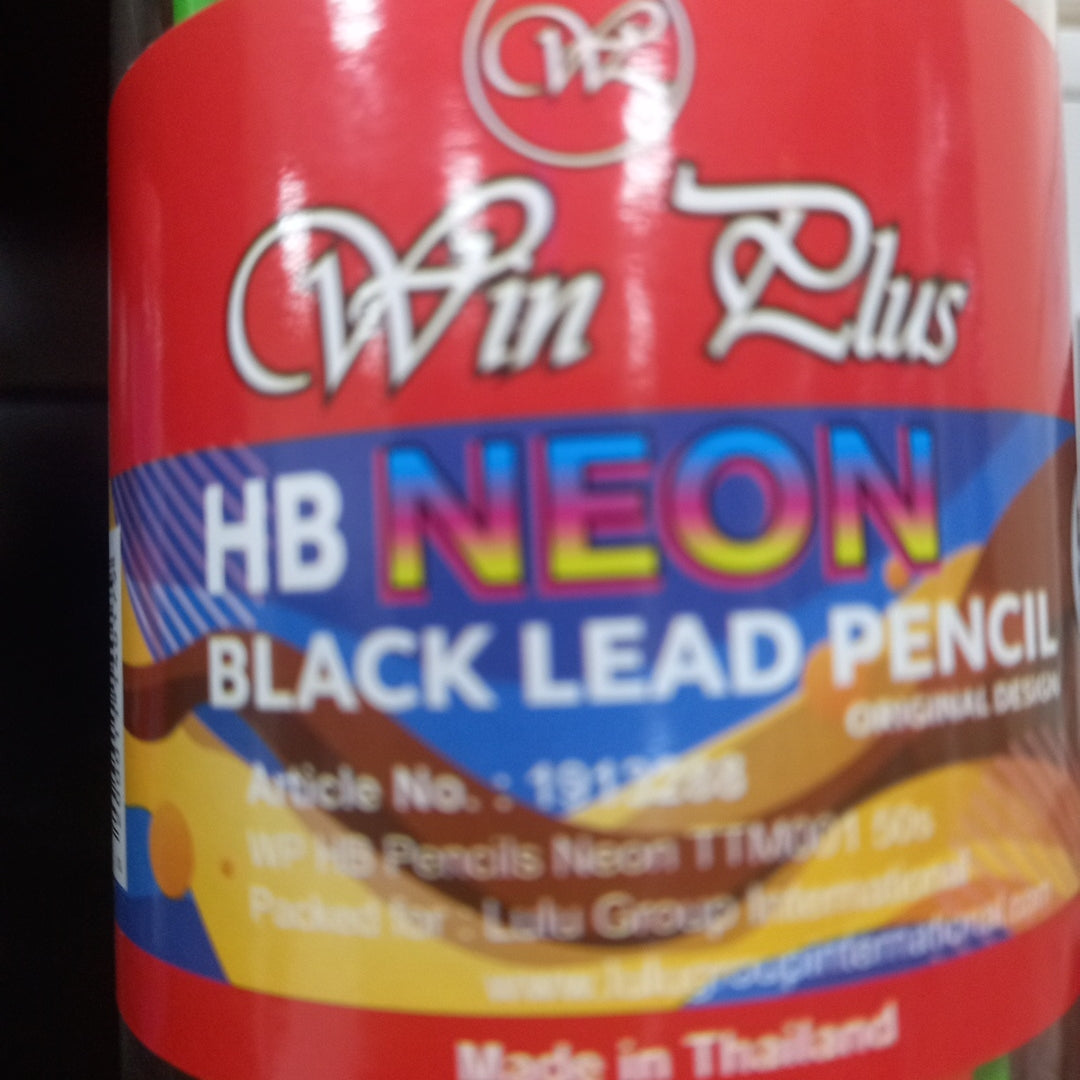 HB neon black lead pencil