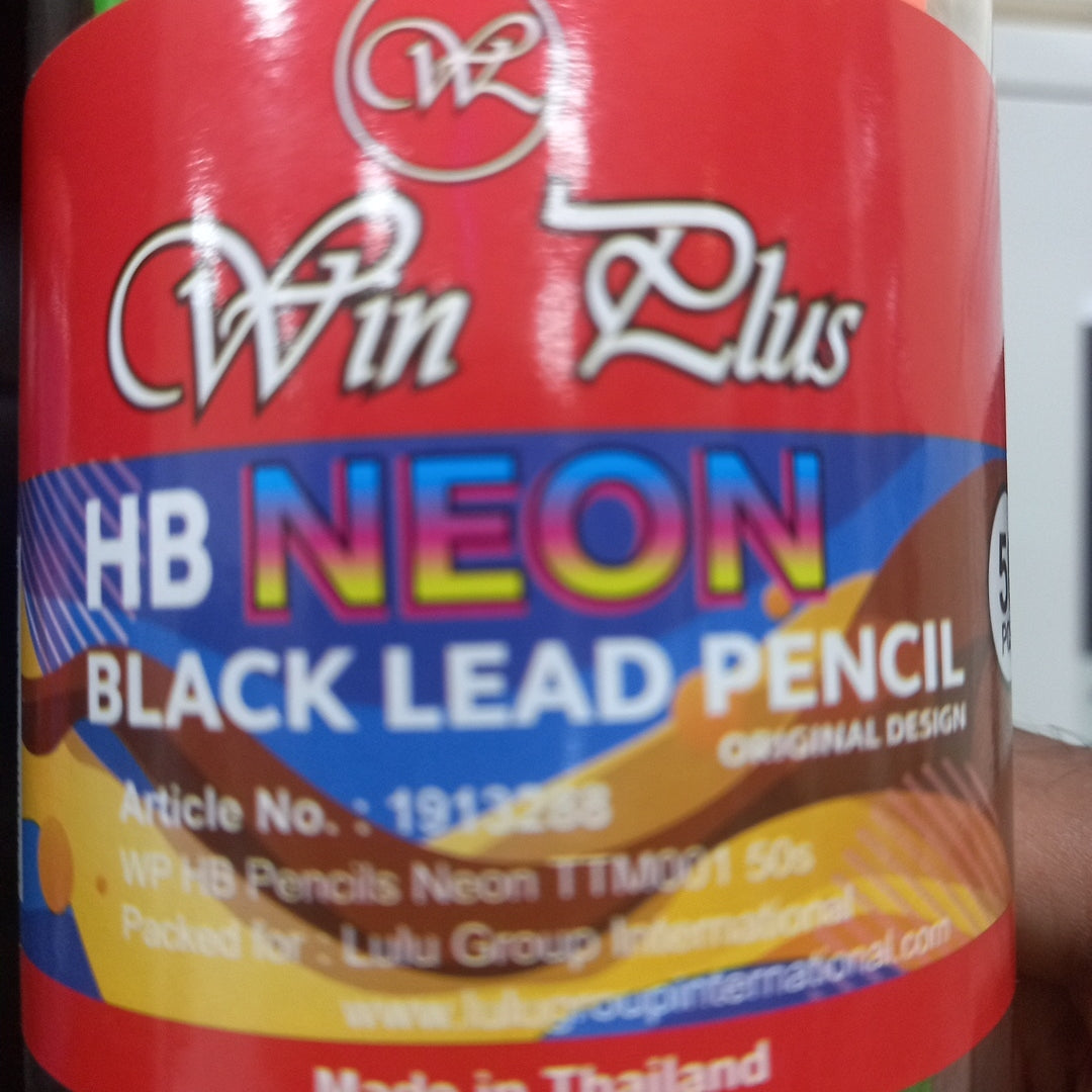 HB neon black lead pencil