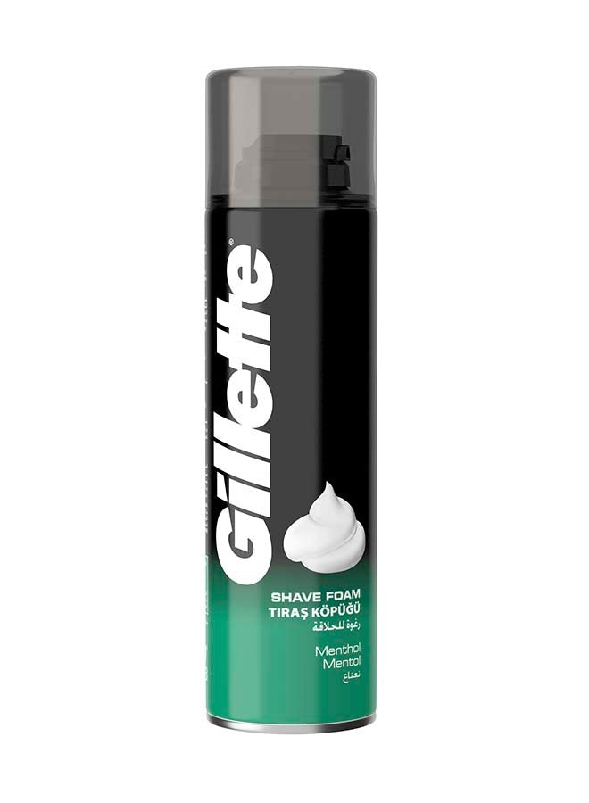 GILLETTE SHAVE FOAM MENTHOL 200ML