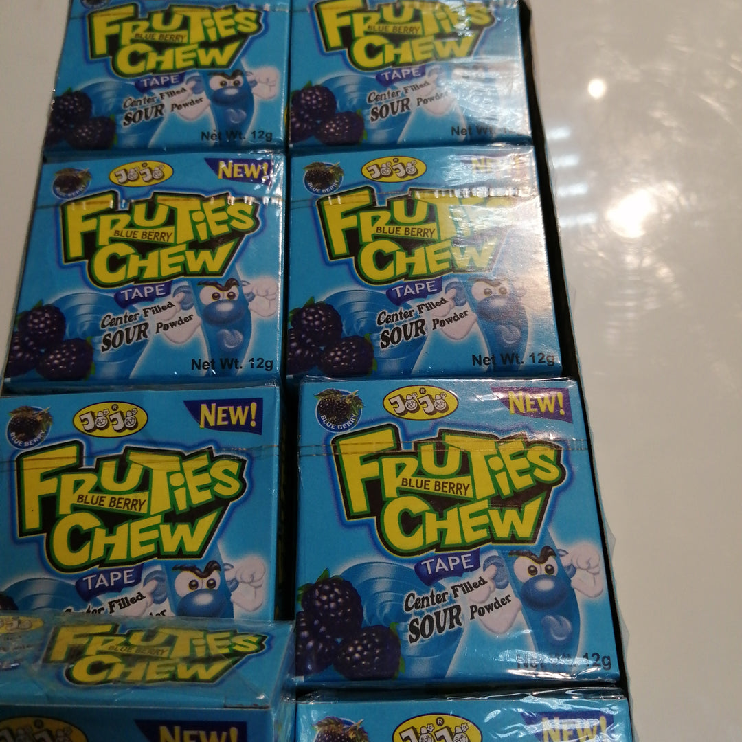 Jojo Fruties Chew Blueberry 12g