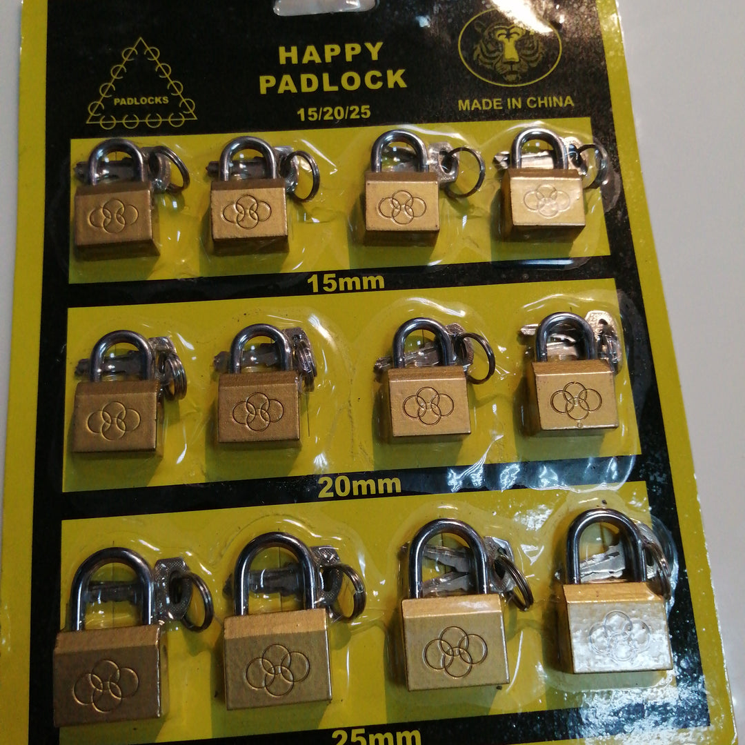 Happy Padlock Mix Size