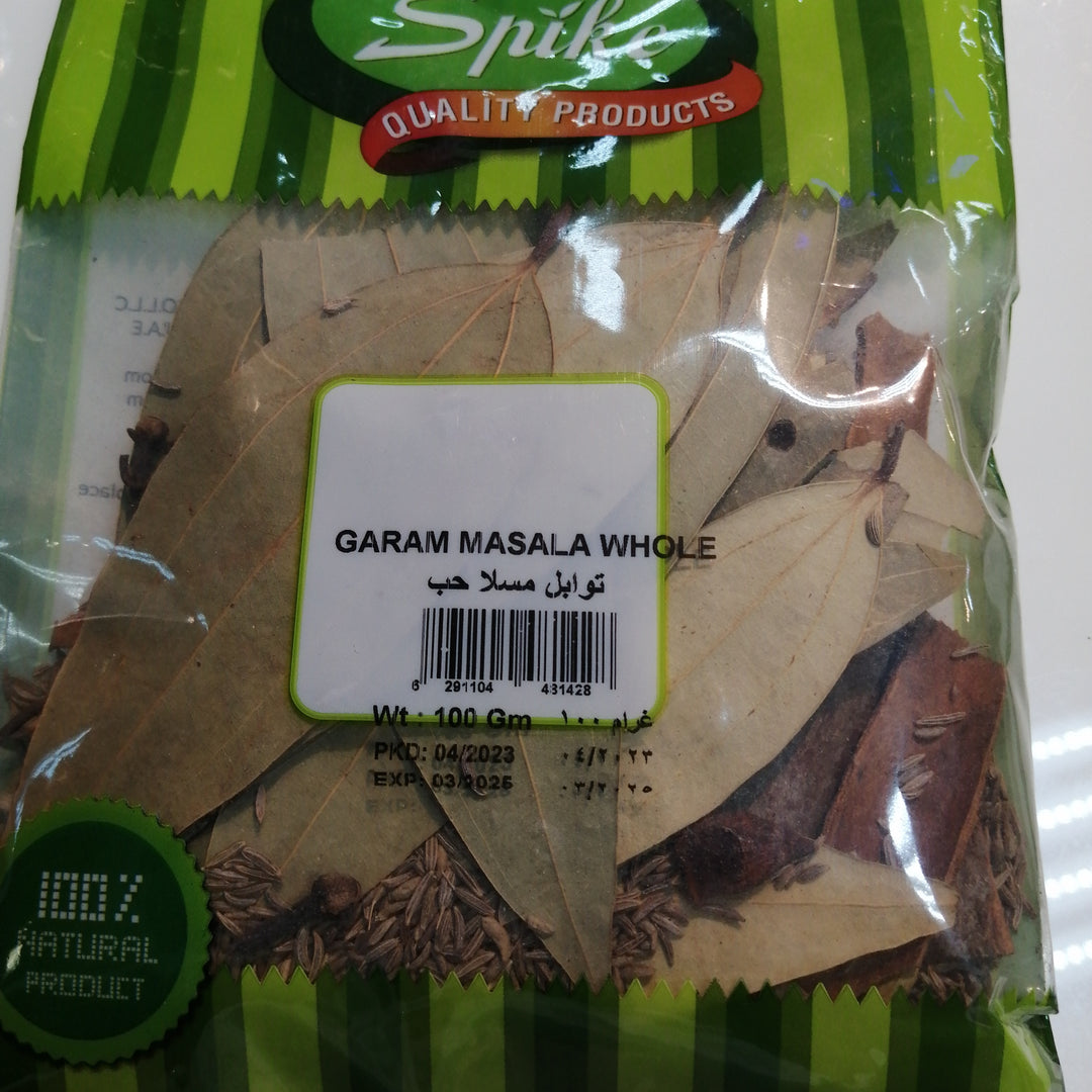 SPIKE GARAM MASALA WHOLE 100GM