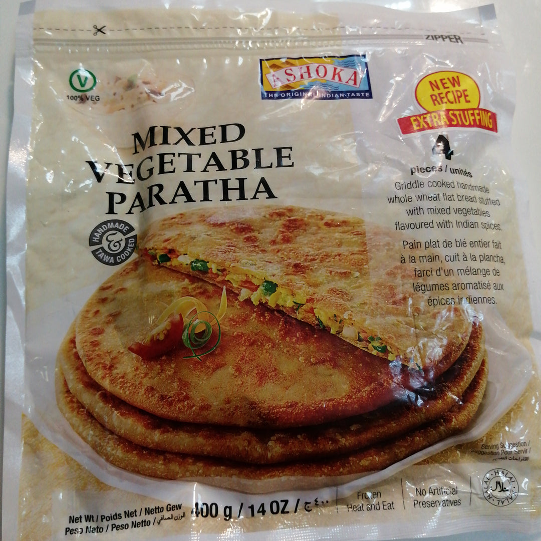 ASHOKA Mix veg paratha 400G  4pieces