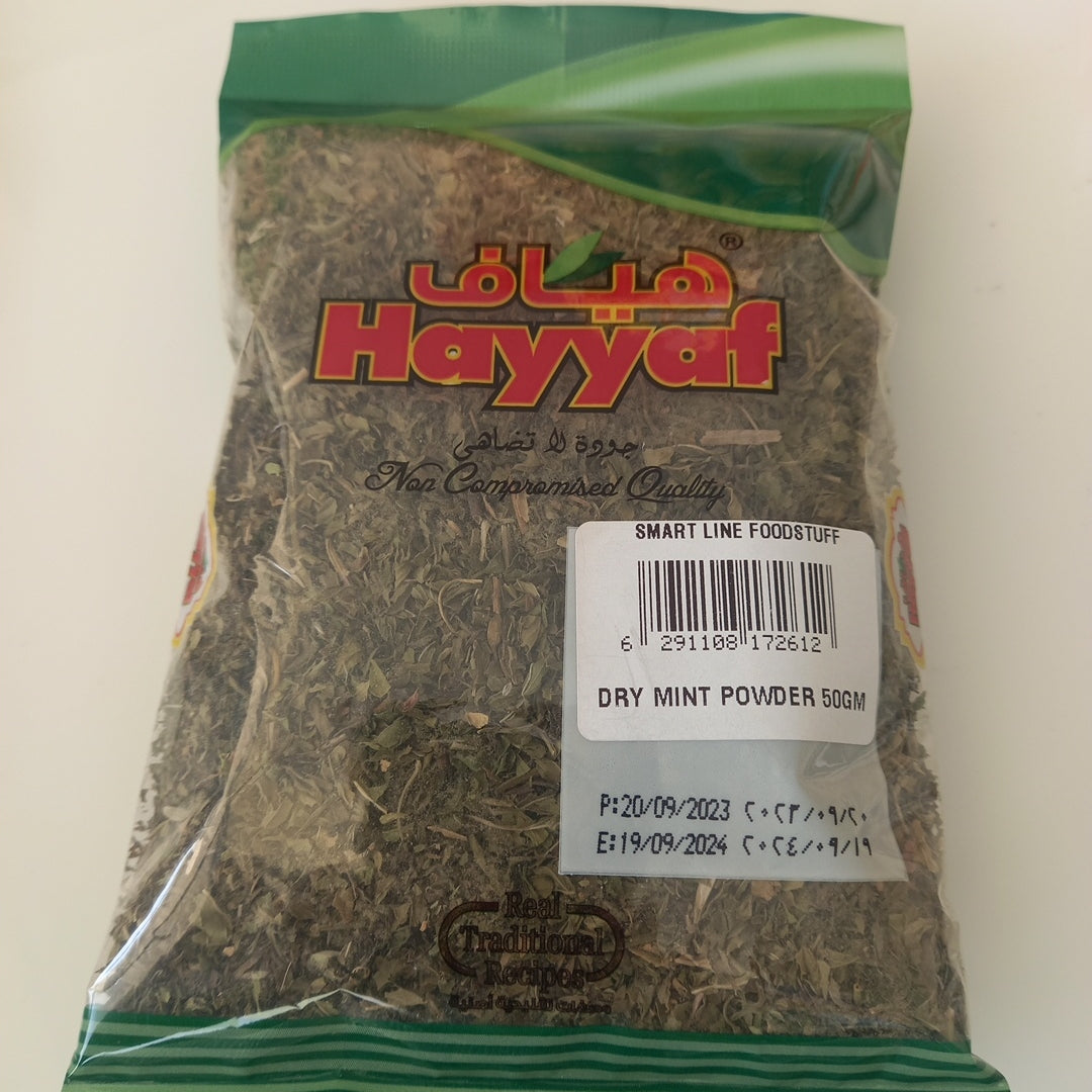 Dry mint powder