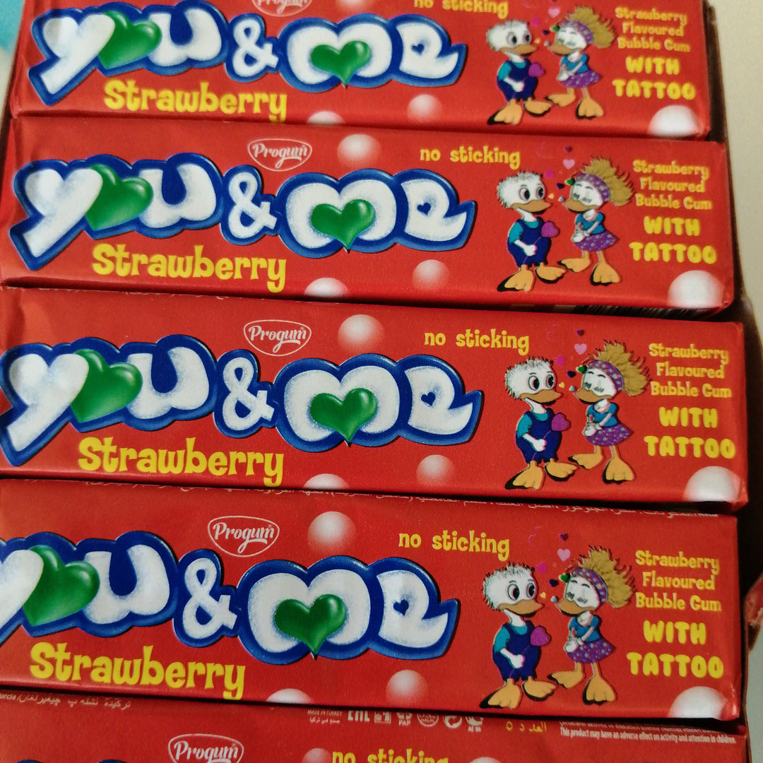 You&me Strawberry Gum 20g