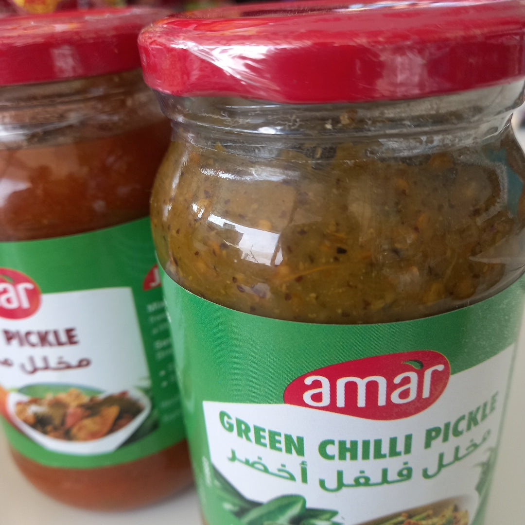 AMAR green chilli pickle  400gm