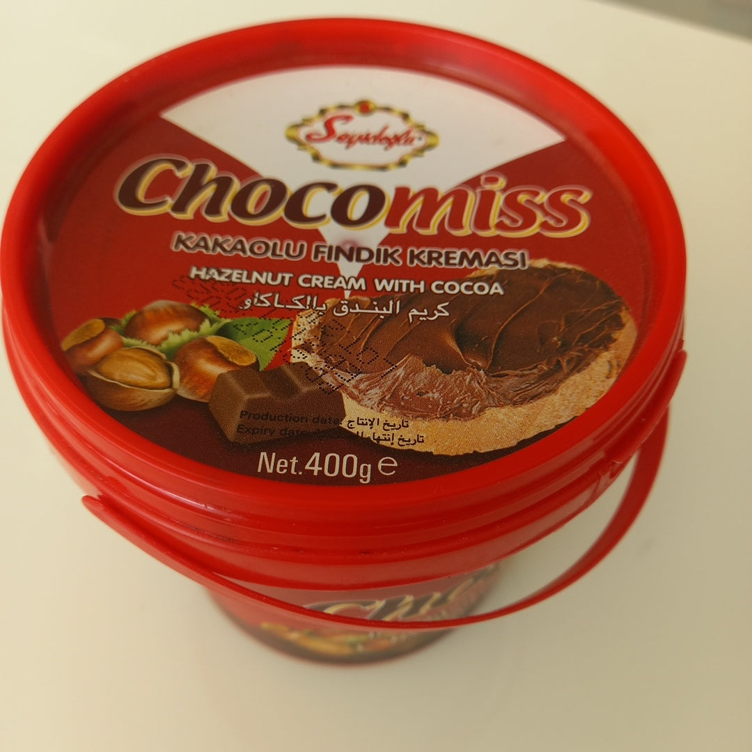 Chocomiss kakaolu findir kremasi hazelnut 400gm