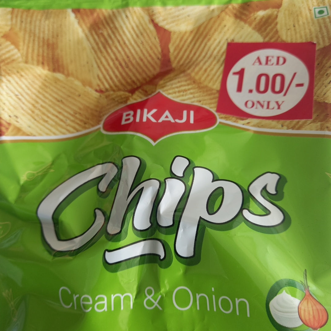 Bikaji Chips Cream&Onion 15g