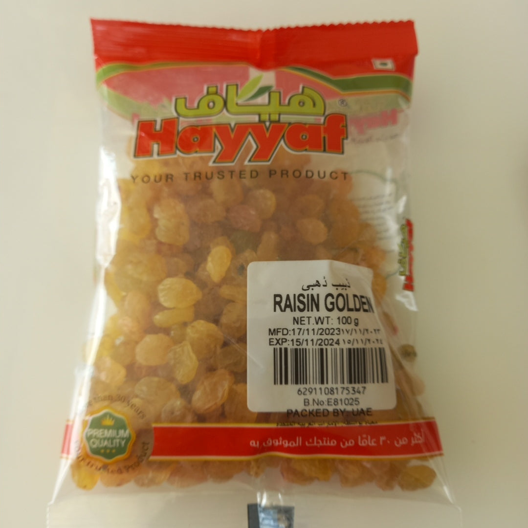 Hayyaf Raisin Golden 100g