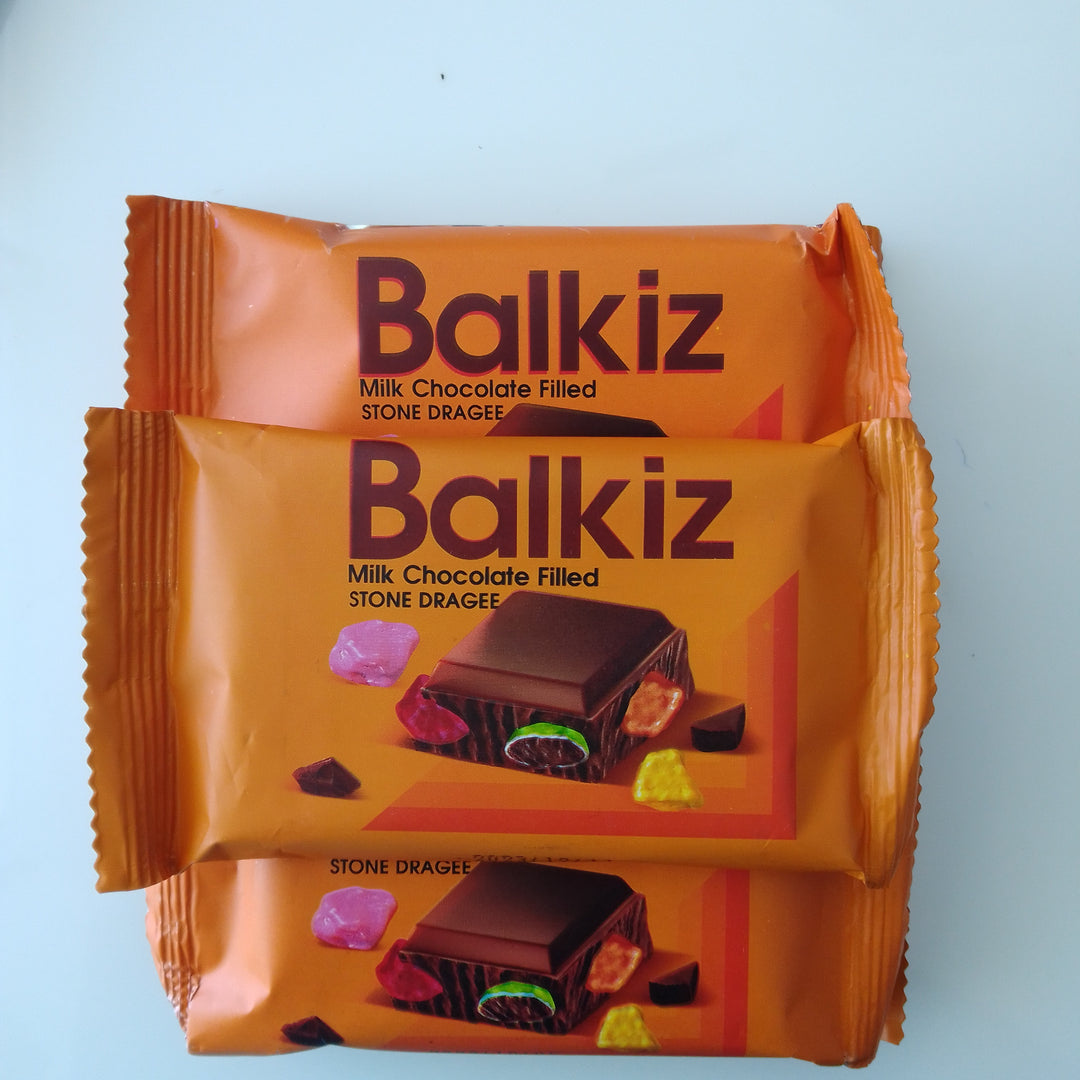 Balkiz Chocolate Filled Stone Dragee 43gm