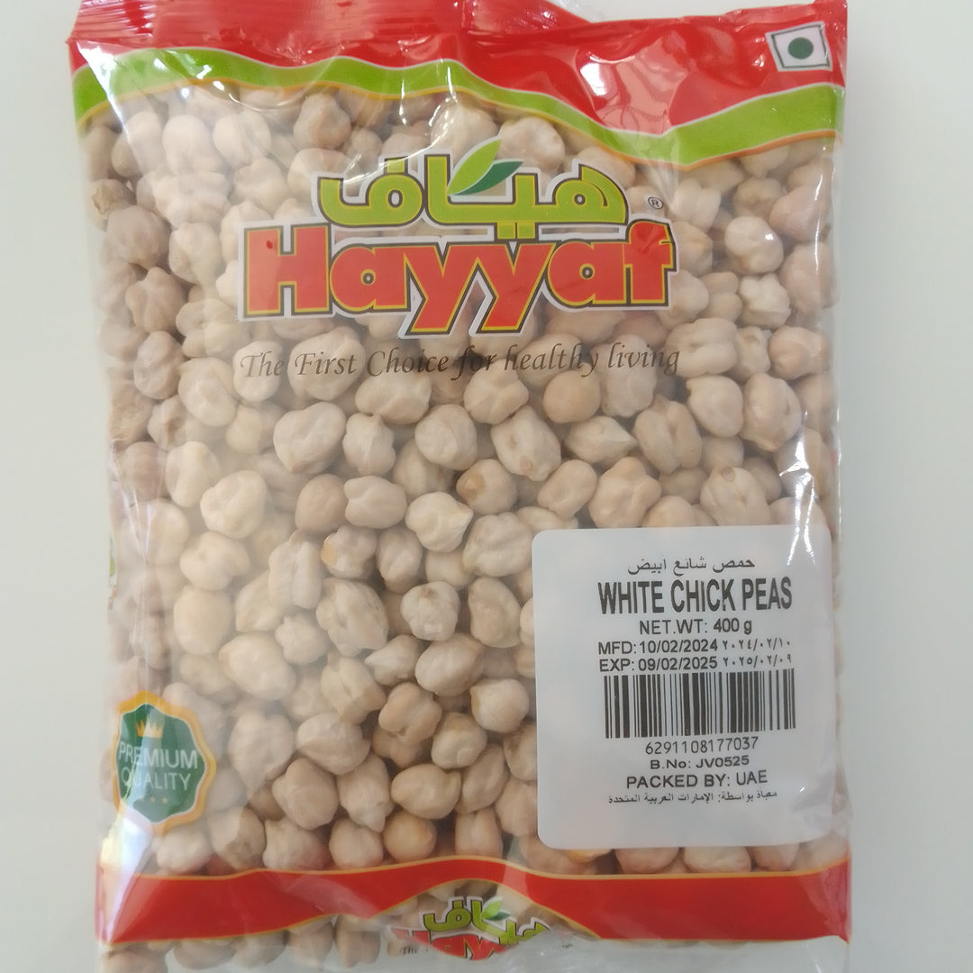 Hayyaf White Chick Peas 400g