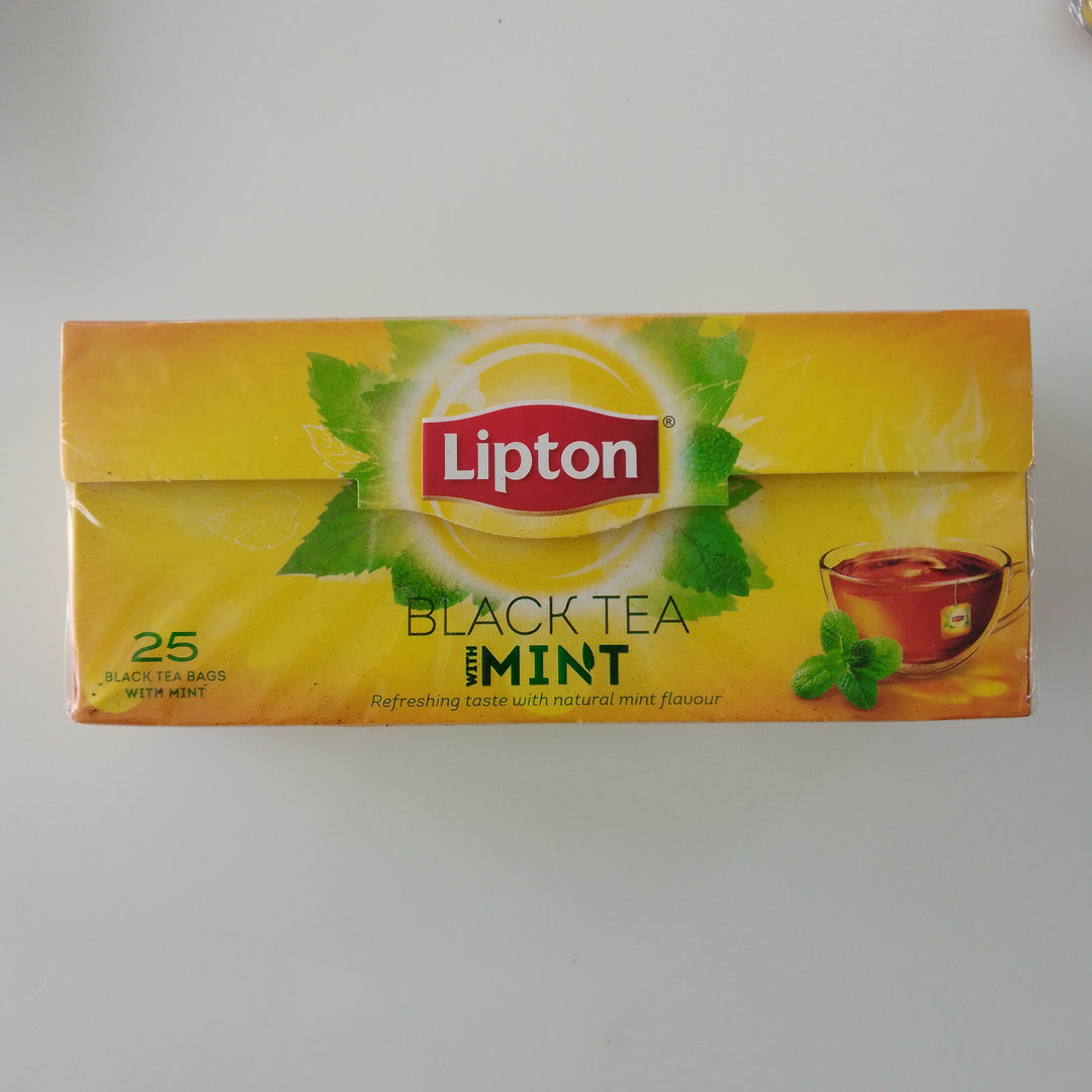 Lipton Black Tea With Mint (25 Tea Bag) 57.5g