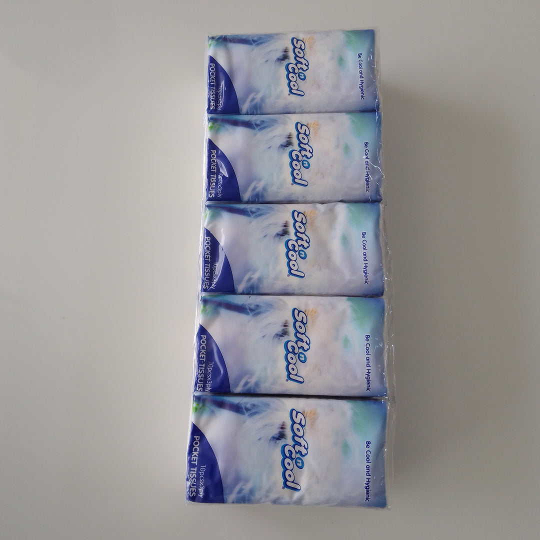 Soft N Cool Tissues (10  Pocket)