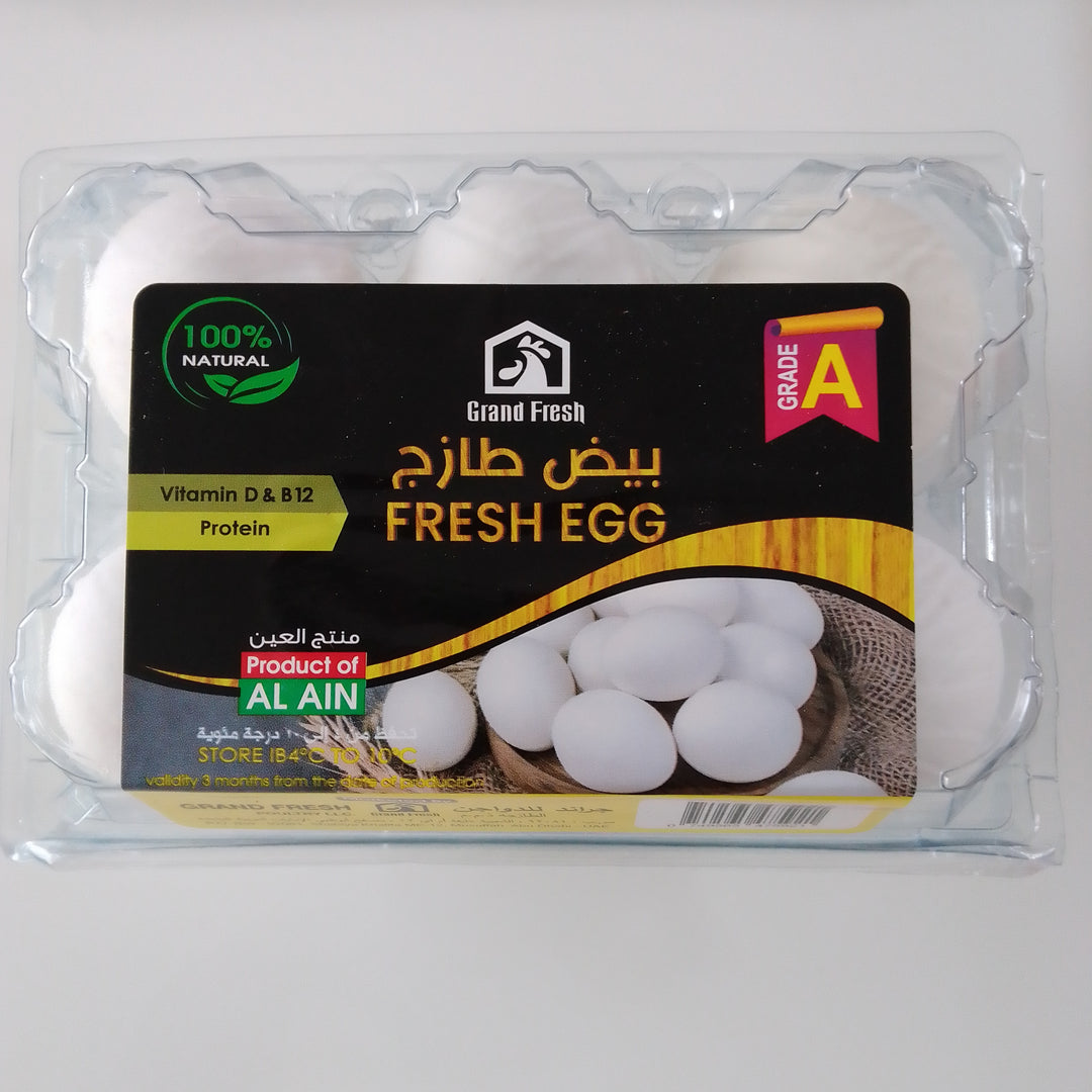 Al Ain Fresh egg Grade A (6Pcs)