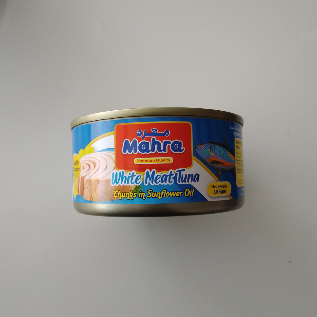 Mahra W&M Tuna Chunks In Sunflower Oil 185g