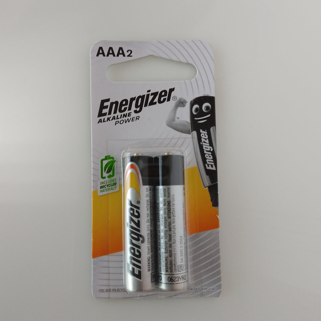 Energizer Alkaline Battery AAA Pack Of 2