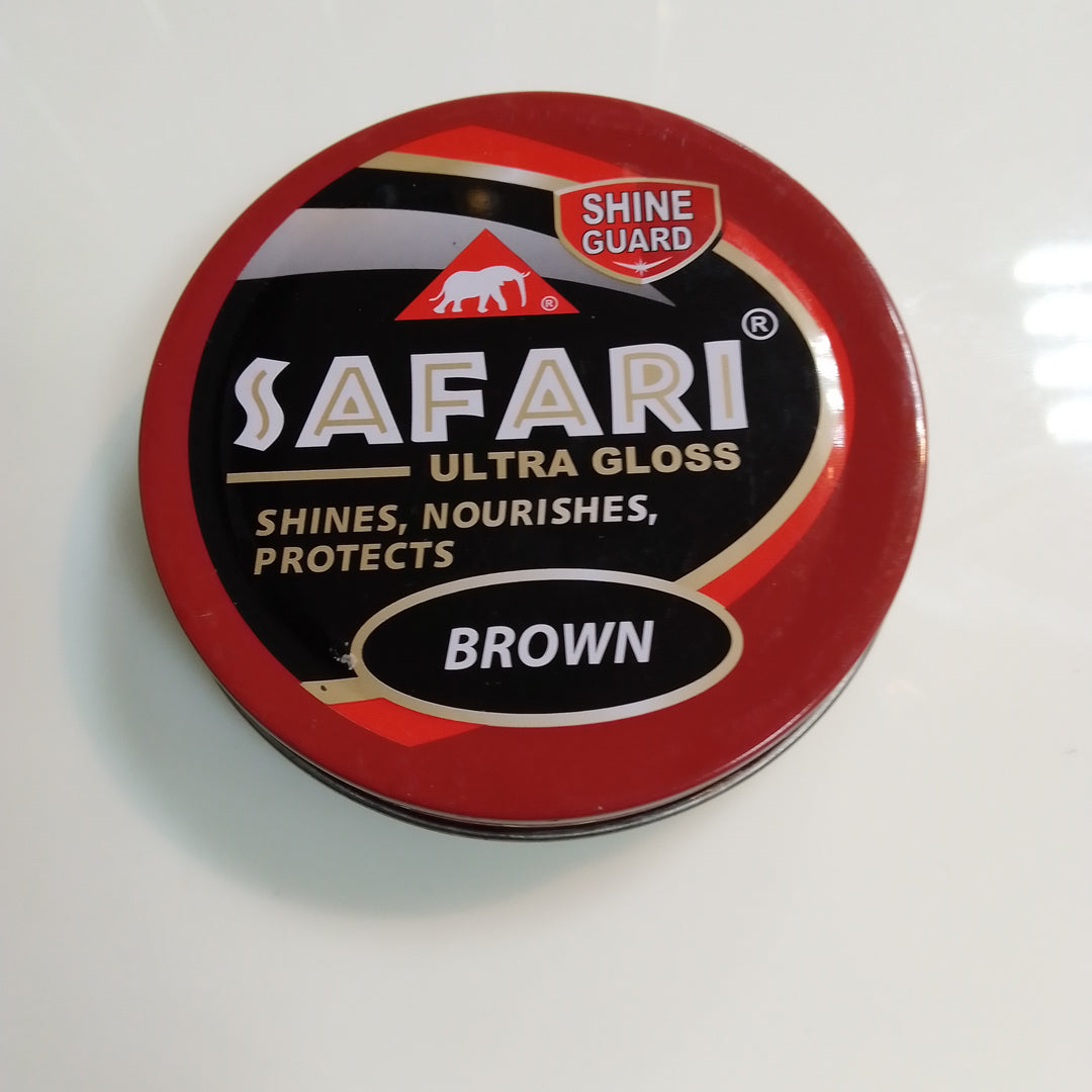 Safari Shoes Polish Brown