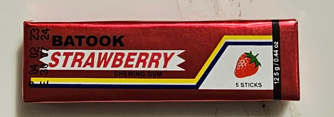 Batook Strawberry Chewing Gum 5 sticks