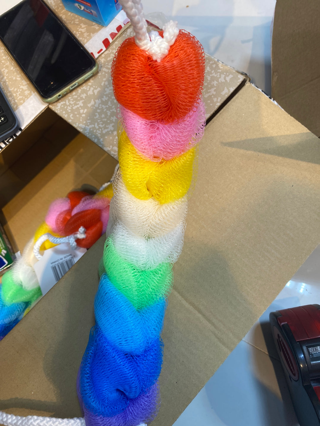 Bath Sponge Plastic Large