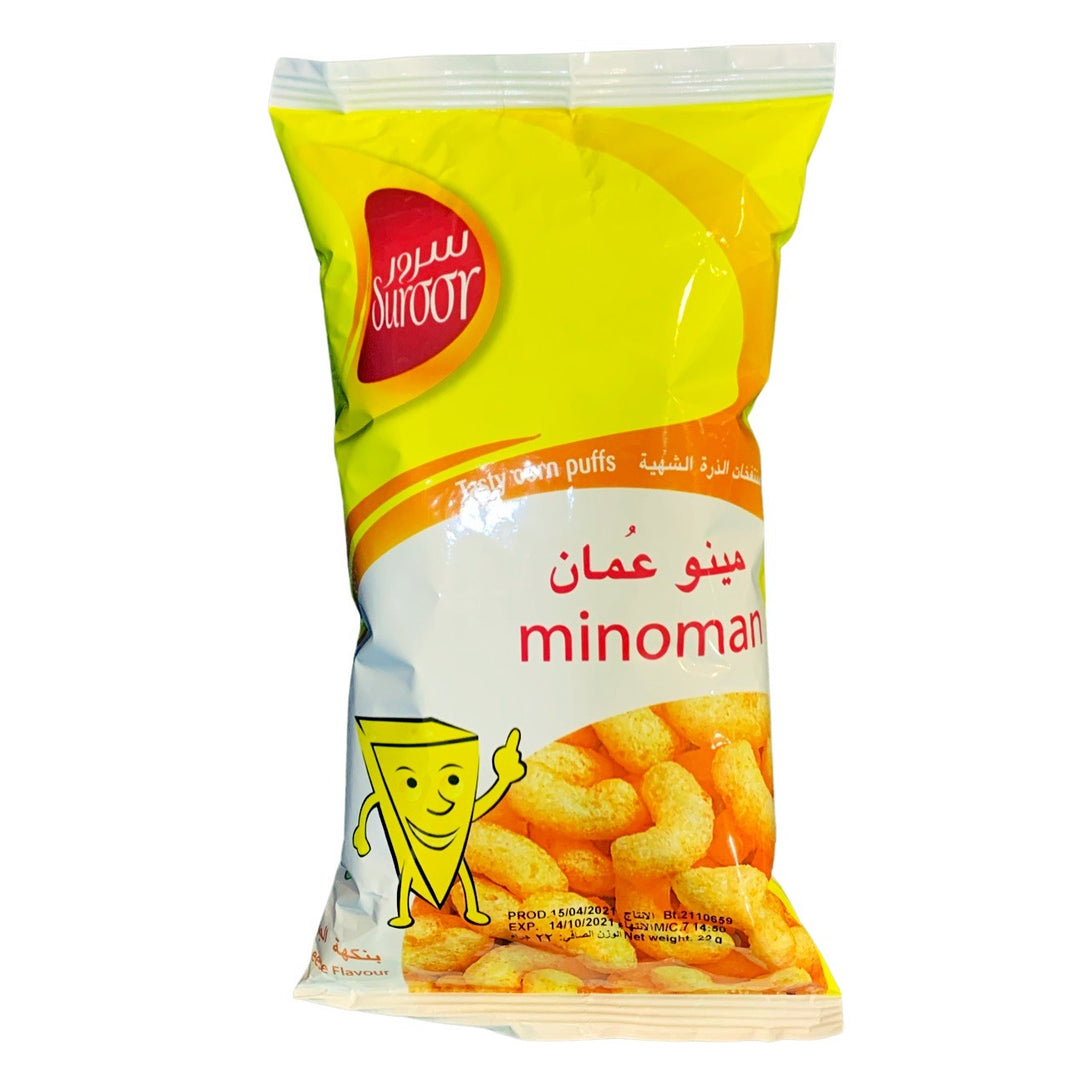 MINOMAN CHEESE CHIPS 22G