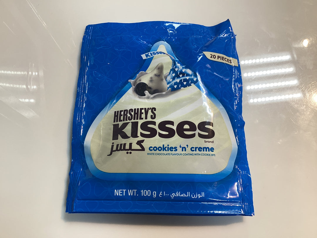 Hersheys Kisses Cookies n Creme 100g