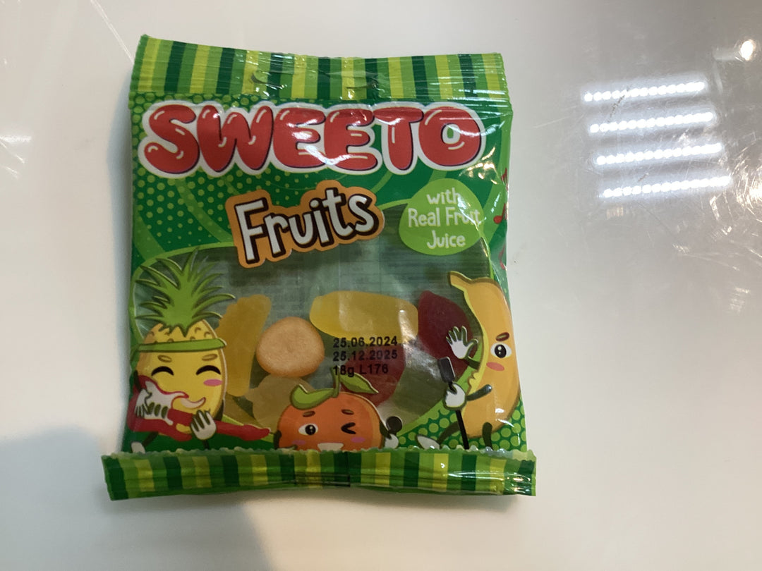 Sweeto Fruits Jelly 18g